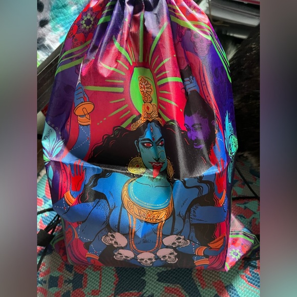 Hindu Goddess Drawstring Backpack - Picture 6 of 7